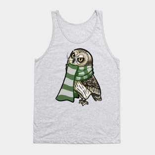 Cunning Short-Earred Owl Tank Top